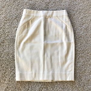 [NOT FOR SALE] NWT JCrew Factory Off White Pencil Skirt